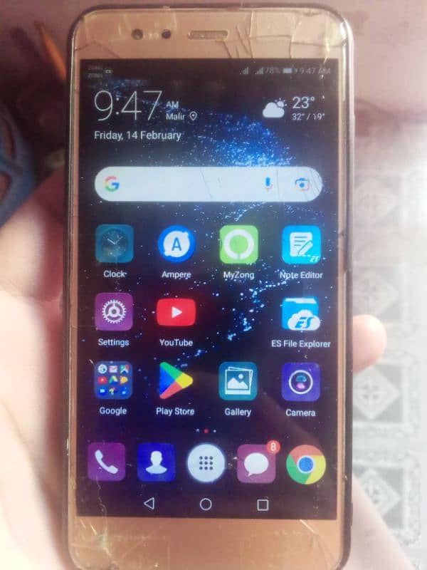 Huawei p10 Lite dual SIM with memory card 3