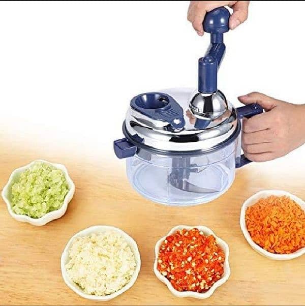 1 Pcs menual food chopper - easy to use 1