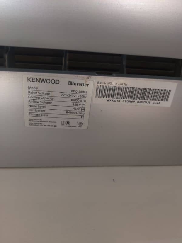 Kenwood 1.5 ton 6