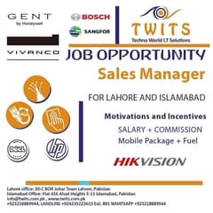 Sales and Marketing manager