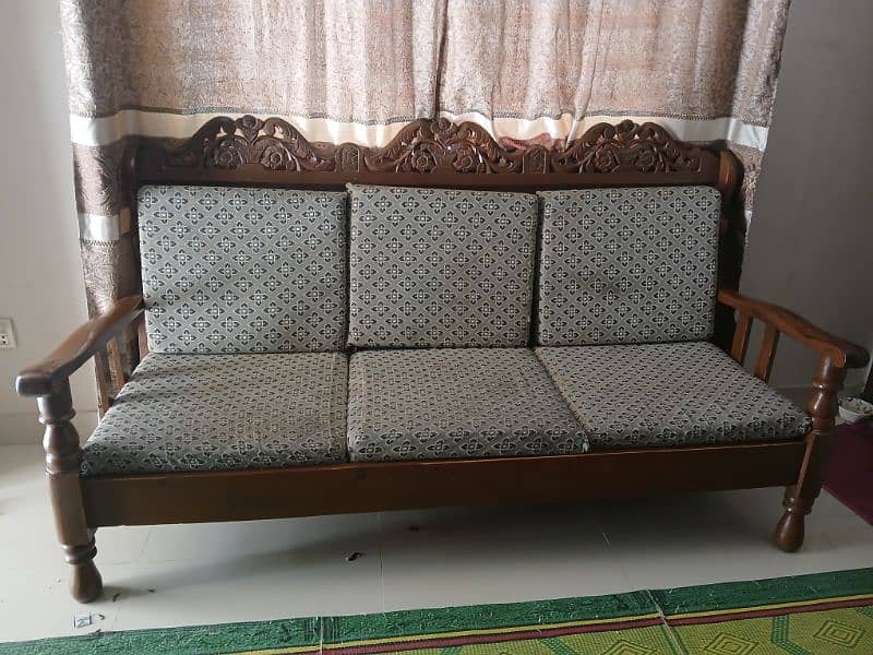 Pure Wood Sofa Set 0