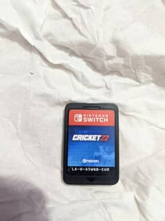 Nintendo switch cricket 22 and mario smash bros