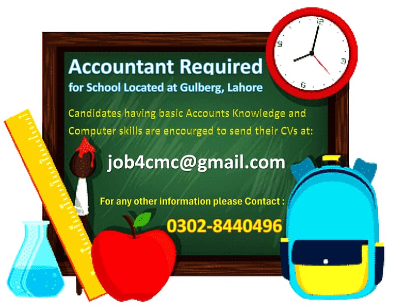 ACCOUNTANT REQUIRED 0