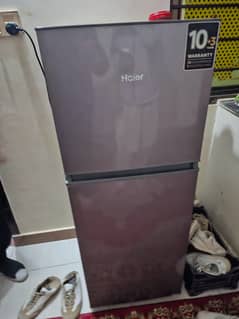 Haier 2 door fridge silver