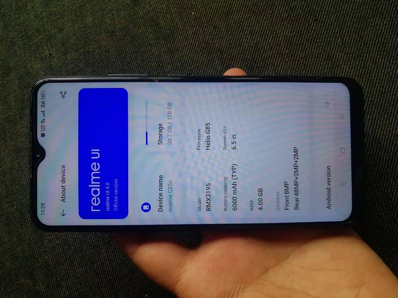 Realme C25s Helio G85 urgent paisy chaia 0