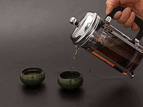 600ml Coffee French Press for 1-3 People Glass Scented Tea Kettle 2