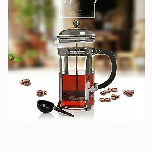 600ml Coffee French Press for 1-3 People Glass Scented Tea Kettle 3