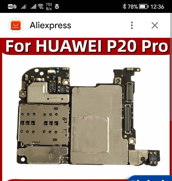 Huawei p20 pro Bord 6gb 128 gb 0