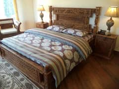 Chinyoti Bed Sets with dressing