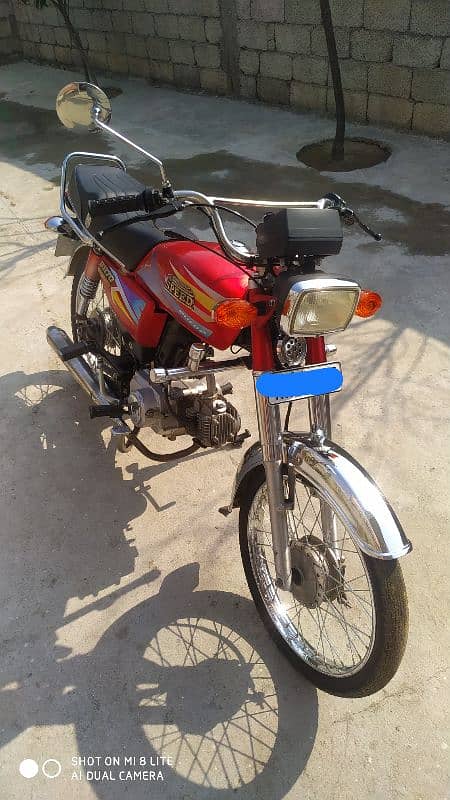 hi speed 70cc 2018 kallar syedan Rawalpindi 1