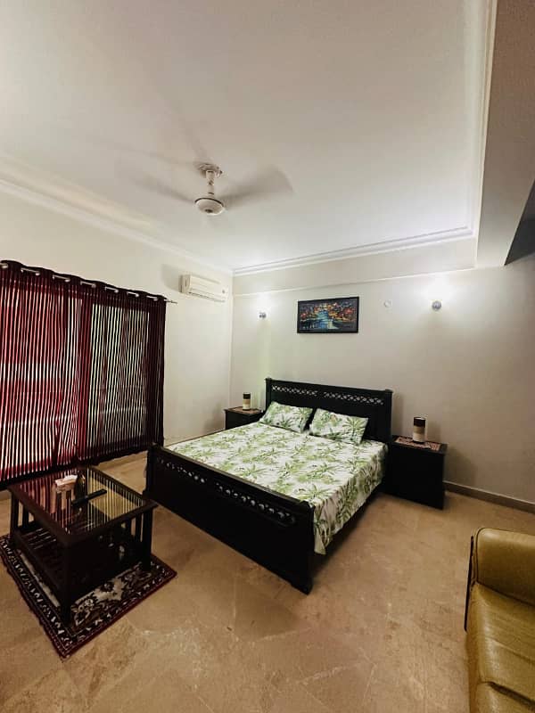 One bed fully furnished apartment available for rent in F-11 Islamabad 4