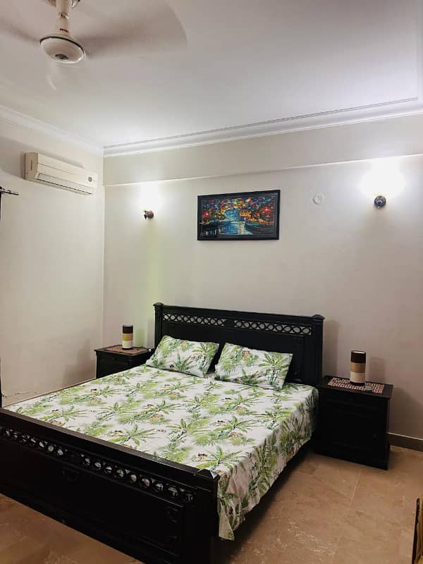 One bed fully furnished apartment available for rent in F-11 Islamabad 6