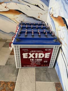 solar ups battery 70% health ExiDe TR-1800