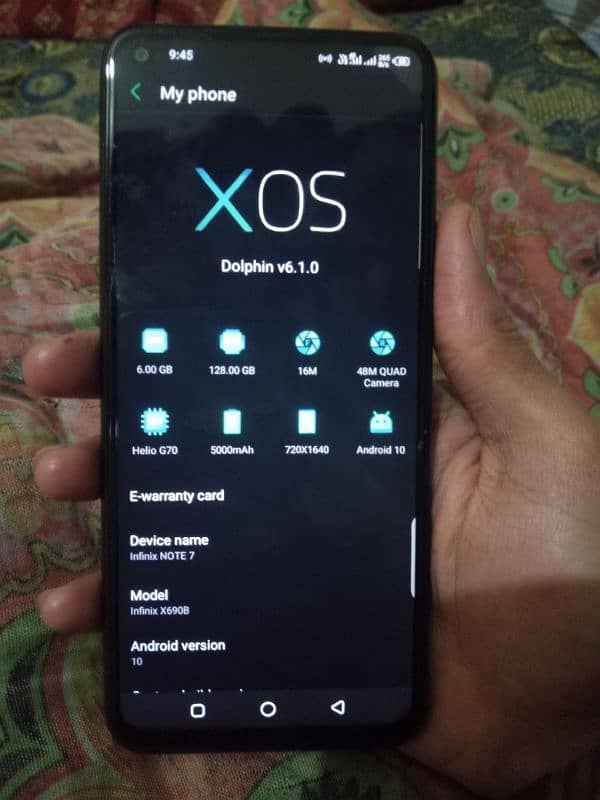 Infinix Note 7 6/128 GB  / Exchange possible 1