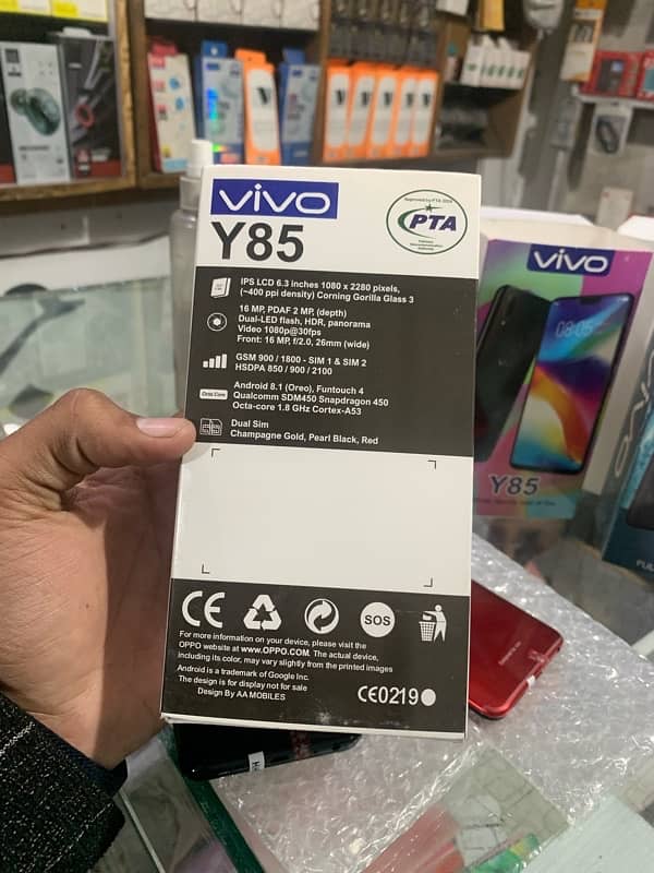 Vivo y85 4 GB 64GB PTA aprroved 9