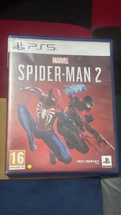 spiderman 2 PS5 disc neat and clean