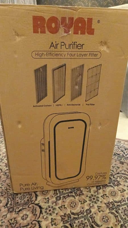 Royal Air purifier box pack 3