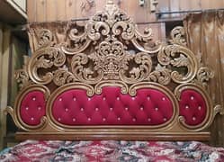 King Size Bed Set   Gold Color