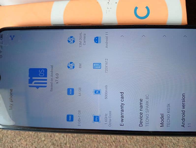 Tecno spark 8c 4-64gb good condition 1