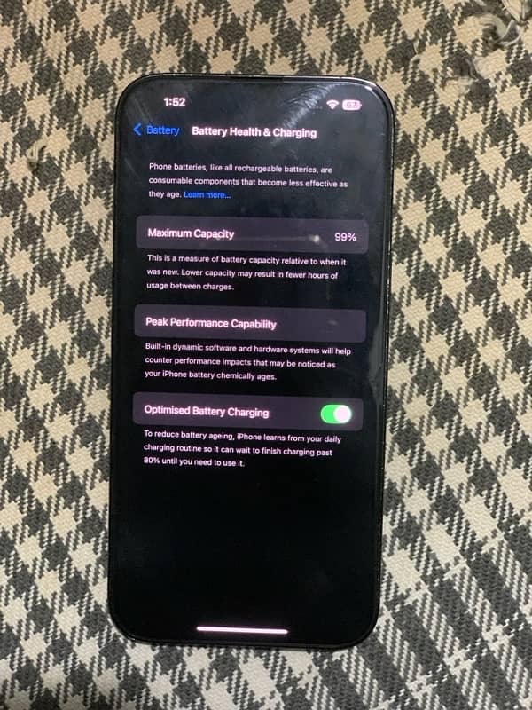 iPhone 14 Pro Max factory unlock 128 Gb storage 99% battery health 7