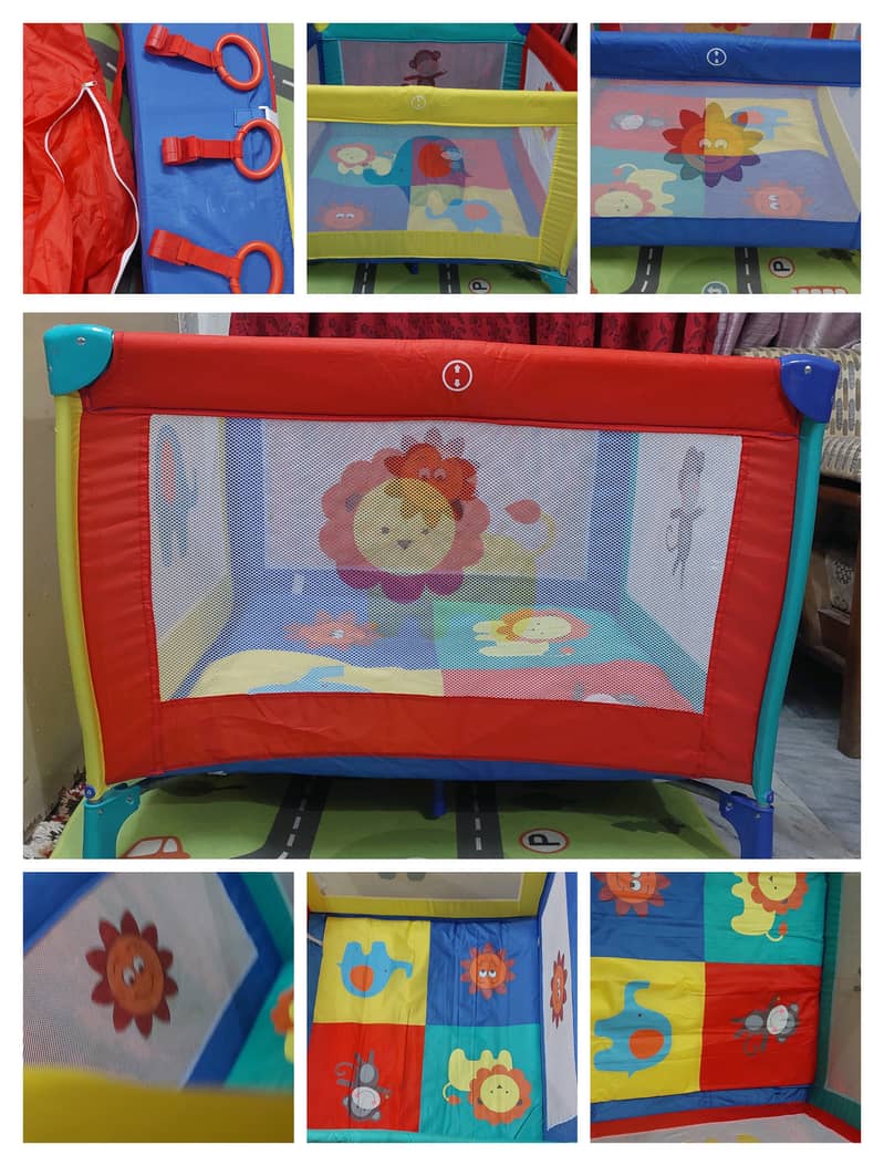 Kids play pen and baby cot 1