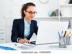 Female office assistant / admin