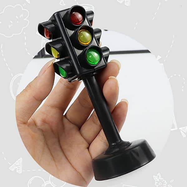 2pc Toy Mini Traffic Lights for Kids 2