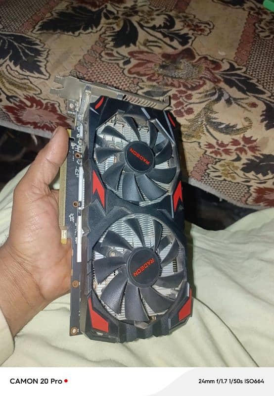 AMD RX 580 8GB 256 bit full ok original card 0