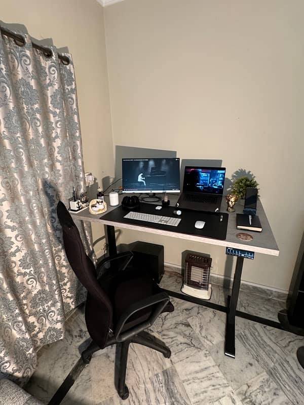 Dual Motor Electric Height Adjustable, Sit Stand Desk 1