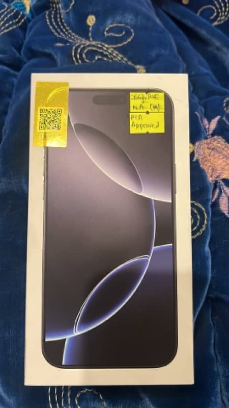 IPHONE 16 PRO MAX PTA APPROVED BOX PACKED 0