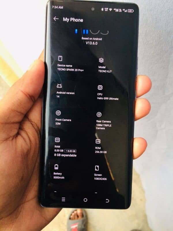 Tecno spark 20 pro plus 6