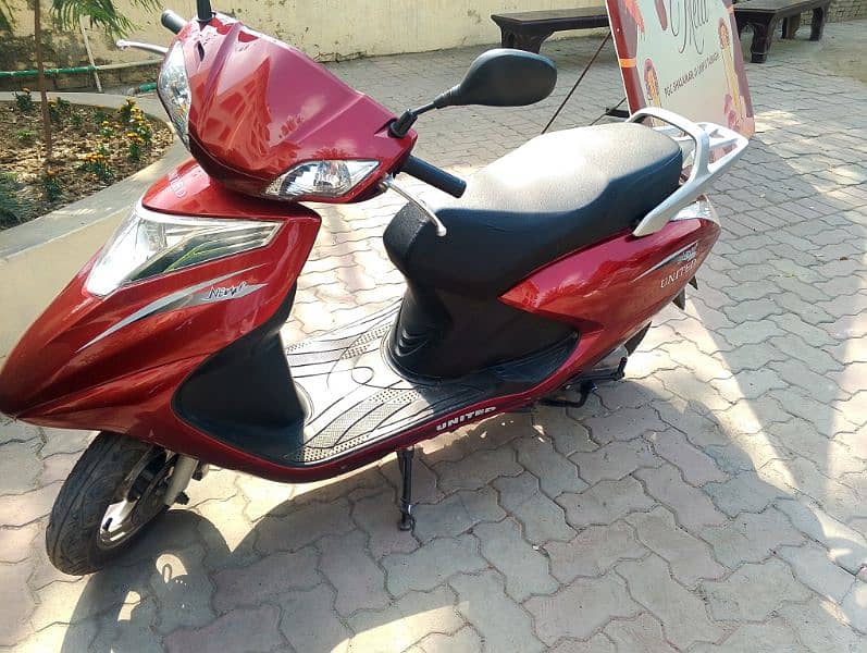 united Scooty 100 cc model 2023 registered 2024 1