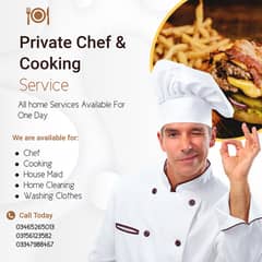 Cook , Chef , Baby Care , Baby Sitter , House Keeping , House maids