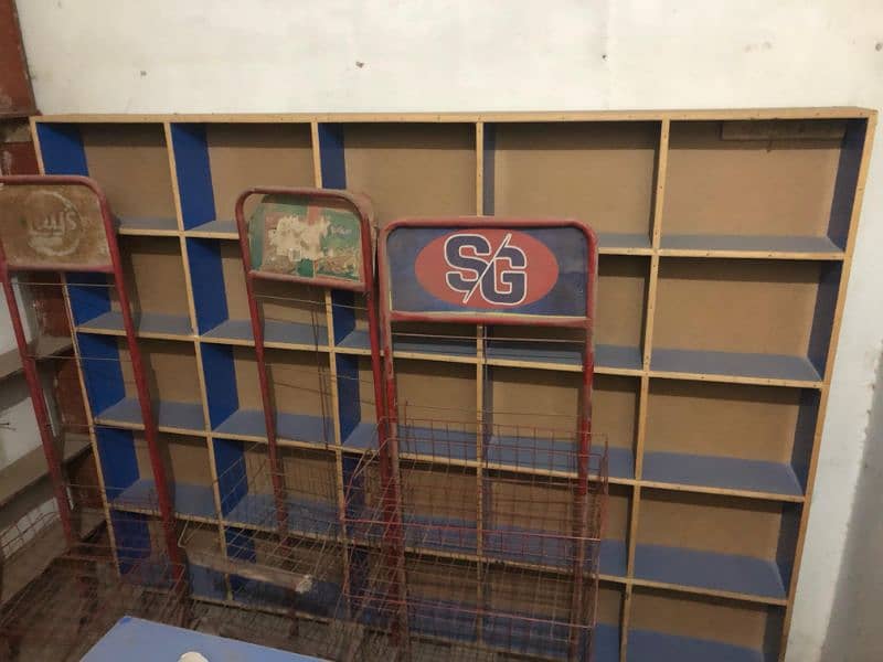 Racks and Counter For Sale 1