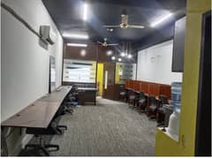 Fully Furnished Area 560 Square Feet Brand New Corporation Office Available For Rent In Gulberg 3 Lahore