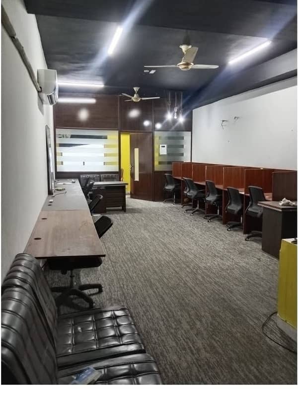 Fully Furnished Area 560 Square Feet Brand New Corporation Office Available For Rent In Gulberg 3 Lahore 2