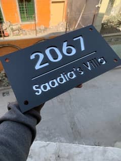 customise name plates