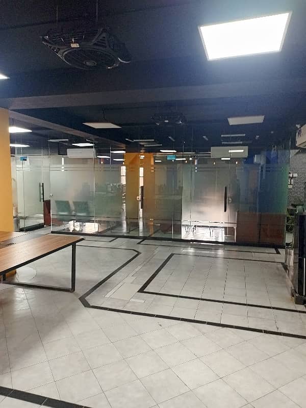 Gulberg Ready To Move Furnished 2850 Sft Office Is Available On Rent. 2