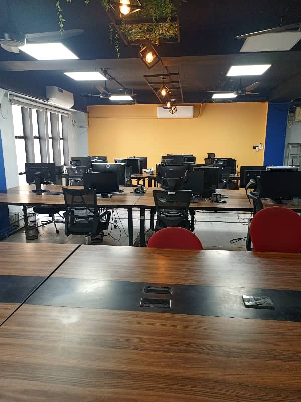 Gulberg Ready To Move Furnished 2850 Sft Office Is Available On Rent. 9