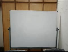 1 Unused 5x4 ft Whiteboards with Stands – Looks Brand New!