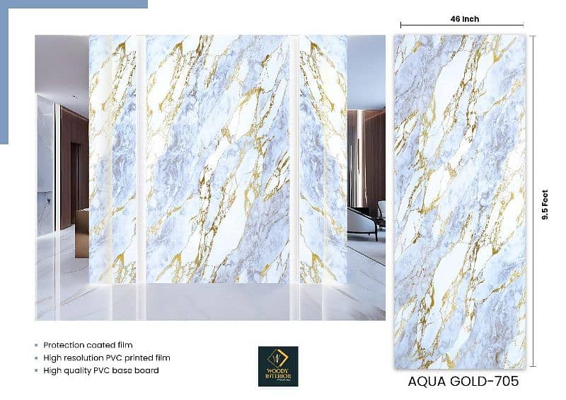 PVc marble sheet, feature wall for marble sheet 3