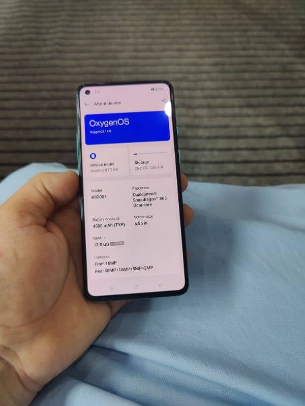 Oneplus 8T 12/256 PTA Mobile For/sale 4