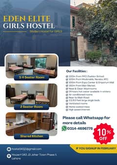 Eden Elite Girls Hostel walking distance from Expo Center