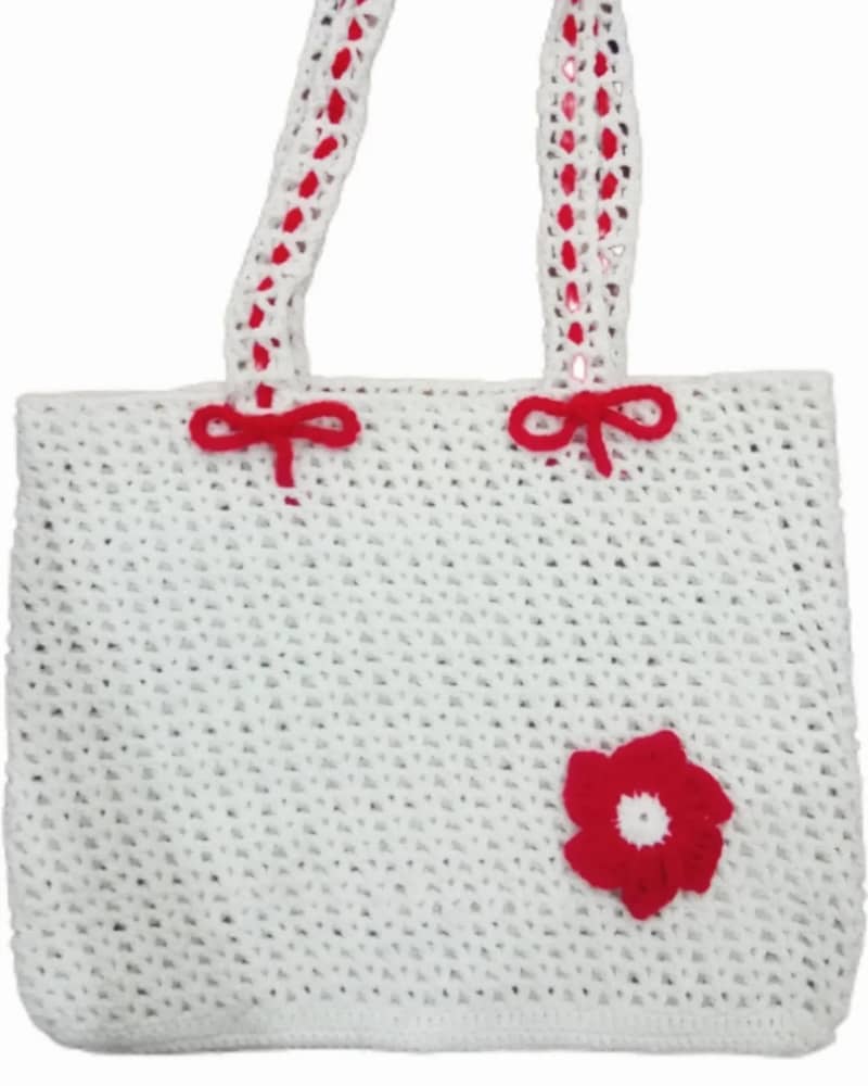 Girls Crochet hand bag  purse 03179658716 1