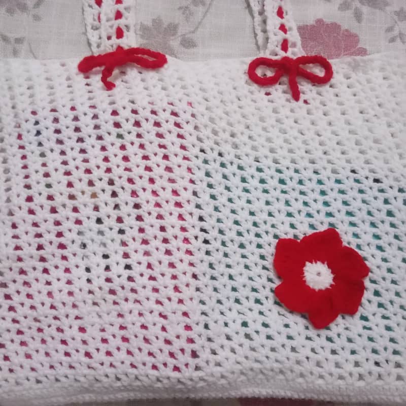 Girls Crochet hand bag  purse 03179658716 2