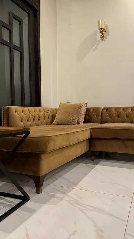 soft suede sofa in low price 1