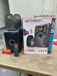 Audionic max 350 plus woofers Bluetooth aux and USB