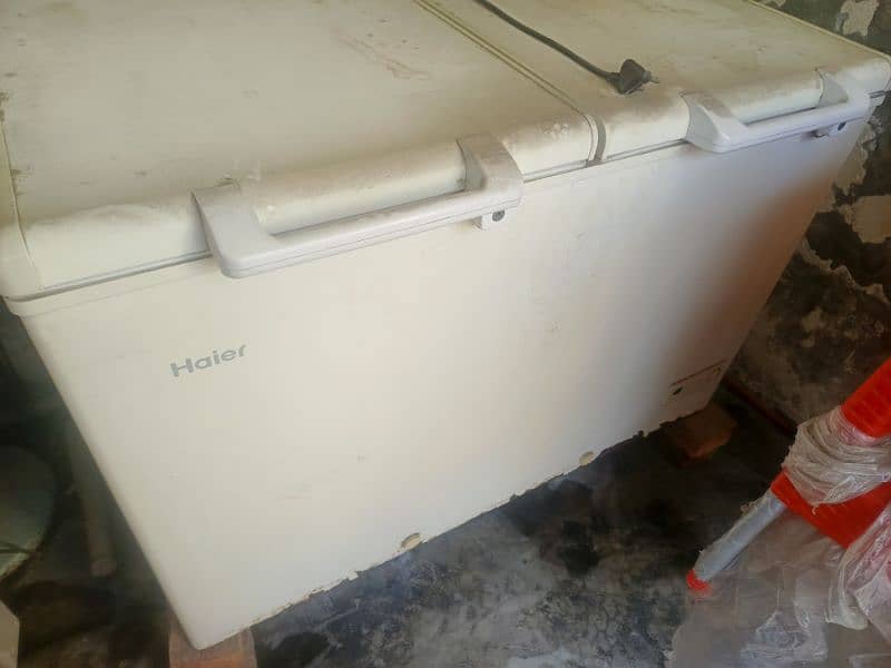 haier company two door refrigraitor and freezer deep freezer 15