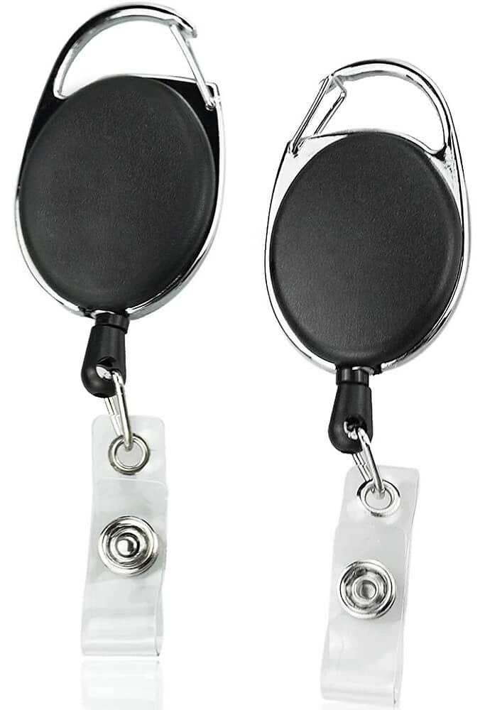 Oval & round Shape Yo-Yo Clip for Id Card Holder for School Offices 8