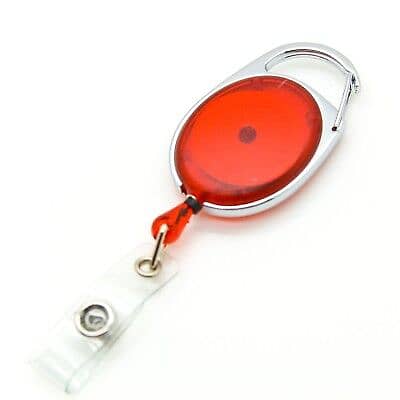 Oval & round Shape Yo-Yo Clip for Id Card Holder for School Offices 9